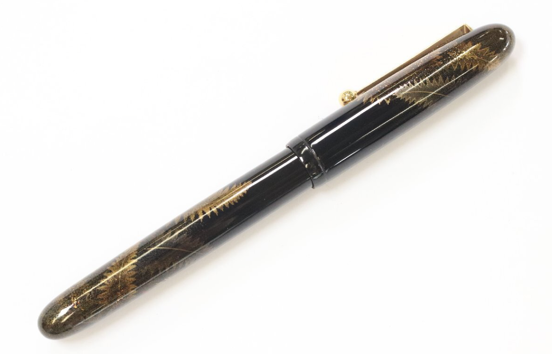 [jp_auc] Dunhill 던힐 나미키 만년필 국광회 마키에 펜촉 18K 750