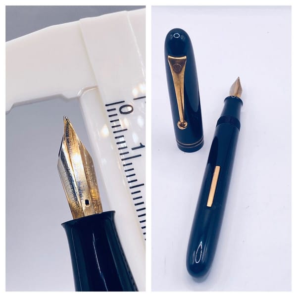 [jp_auc] WARRANTED 14K GOLD PEN 만년필 14금 펜촉 블랙 골드 금펜 14K