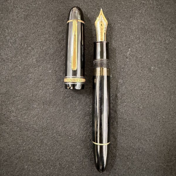 [jp_auc] MONTBLANC 몽블랑 마이스터슈테크 149 만년필 14C 각인 585 각인 4810 M자폭 빈티지